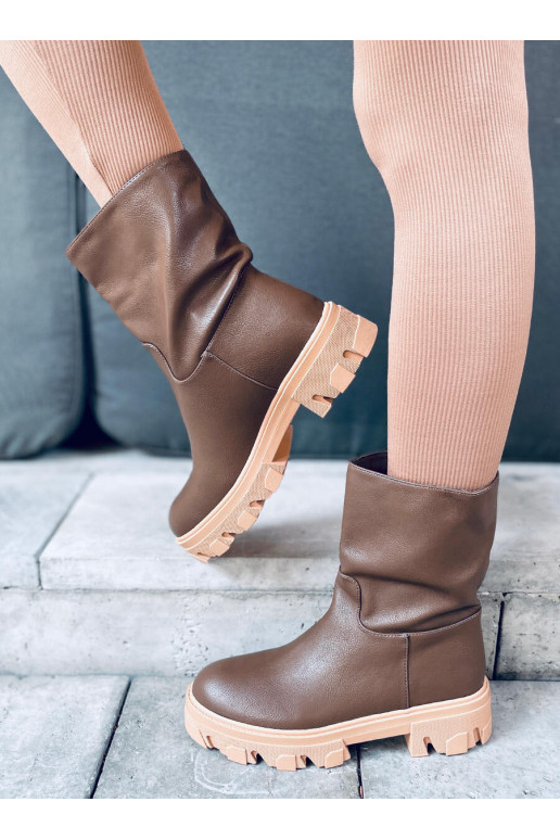 Stilīgi sieviešu zābaki JOWITA GREEN Stilīgi sieviešu zābaki JOWITA GREEN