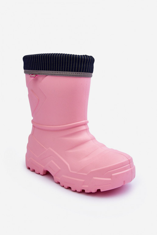 Bērnu apavi Gumijas apavi siltināti Befado 162Y307 Rozā krāsas