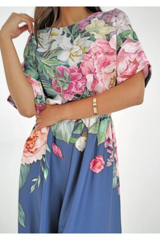 Greta - Midi garuma kleita ar rakstiem