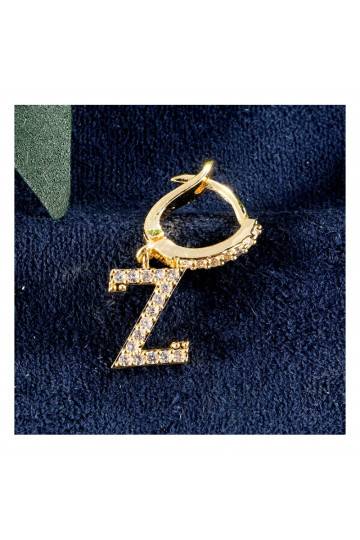 Apzeltīti auskari literkaKST1683Z 2