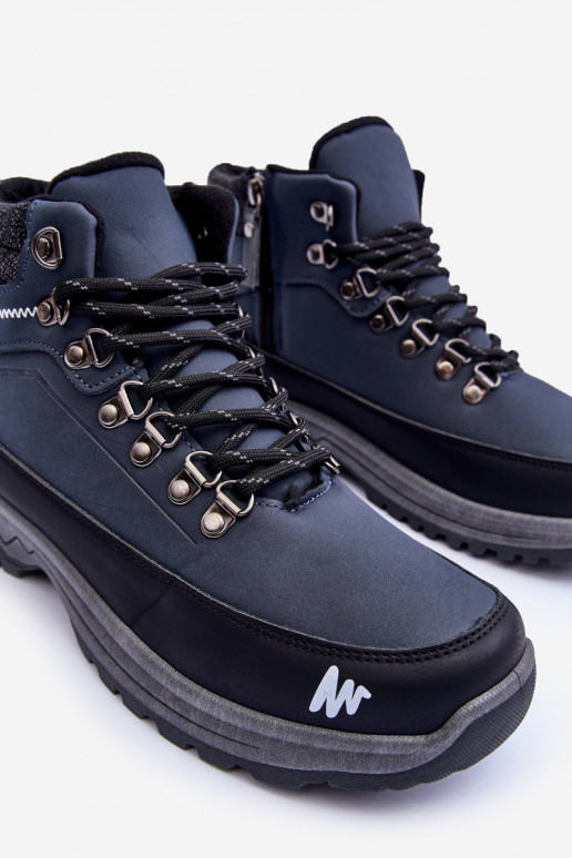 pārgājienu zābaki  siltināti tumši zilas krāsas Westtide