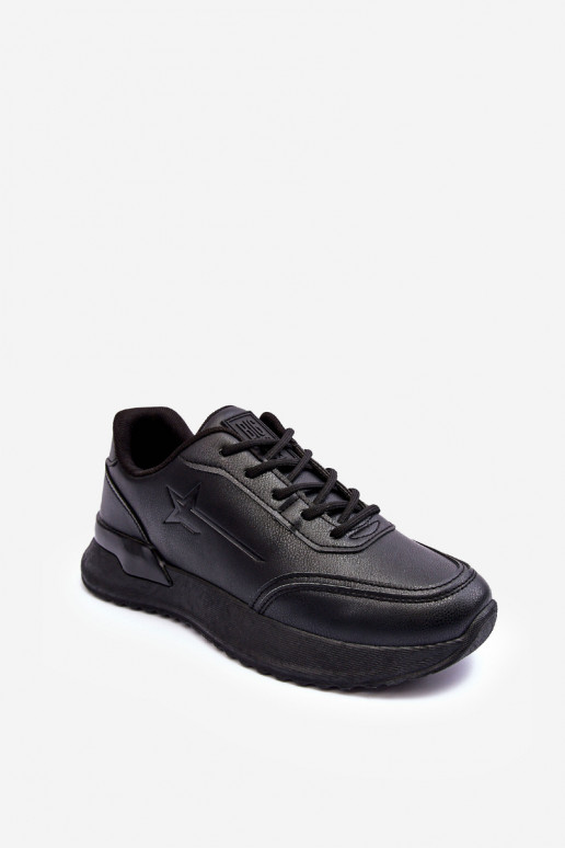   Klasiska modeļa sporta apavi Big Star MM274223 melnas krāsas