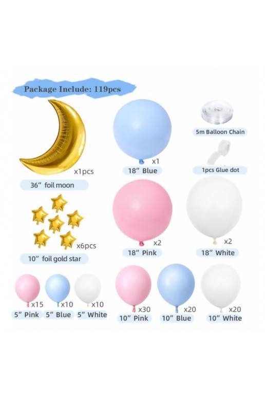 Balonu komplekts 119gab. BLN07 Balonu komplekts 119gab. BLN07