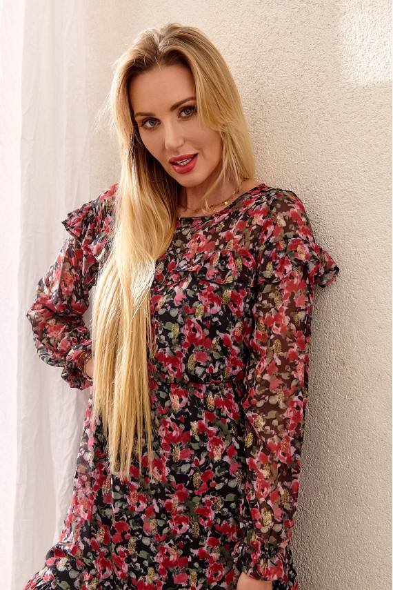 Kleita   bordo krāsas PR32497