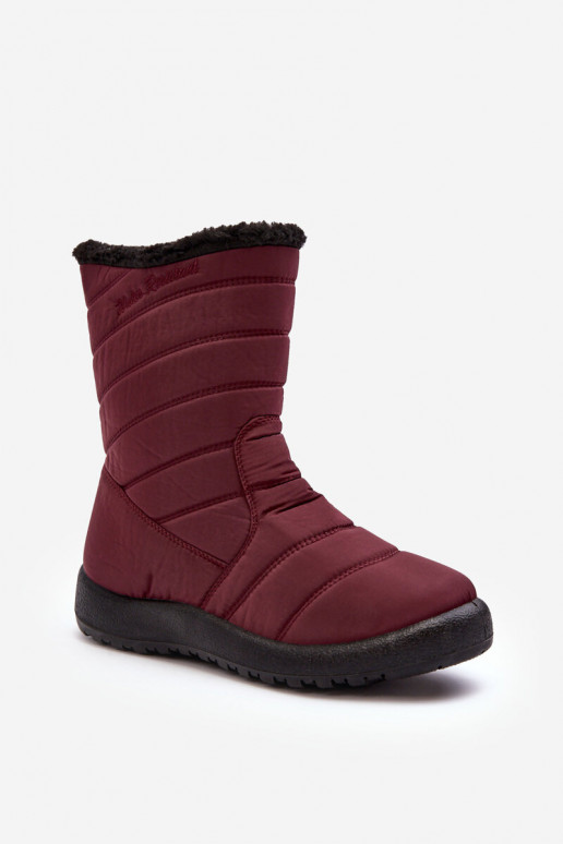   siltināti sniega apavi bordo krāsas Luxina