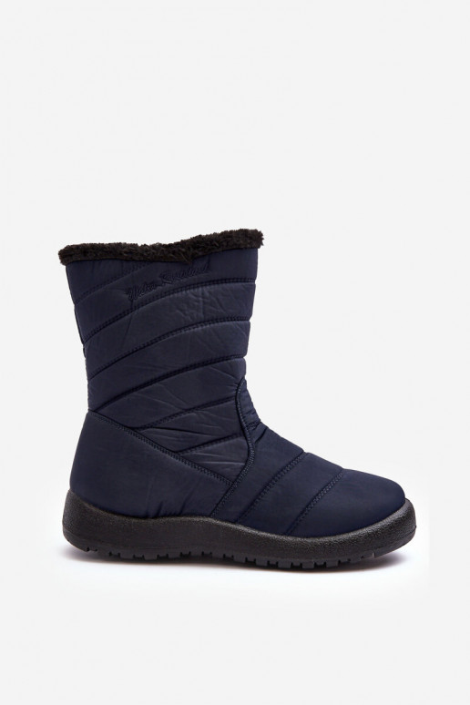    siltināti sniega apavi tumši zilas krāsas Luxina