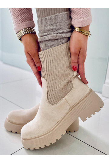Elastīgie zābaki WINTERS BEIGE 2