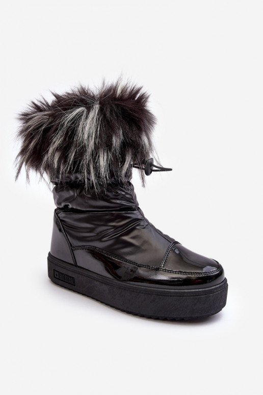   sniega apavi ar kažokādu melnas krāsas Big Star MM274379