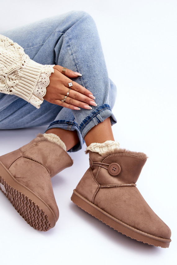 siltināti   sniega apavi ar ornamentiem smilšu krāsas Siriol