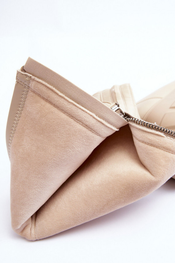   garie zābaki ar platformu ar rāvējslēdzējiem smilšu krāsas Ringo