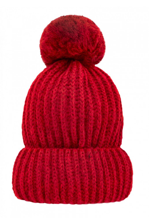 Naluu - ziemas silta sarkana cepure