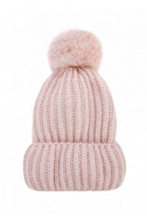 Naluu - ziemas silta rozā cepure