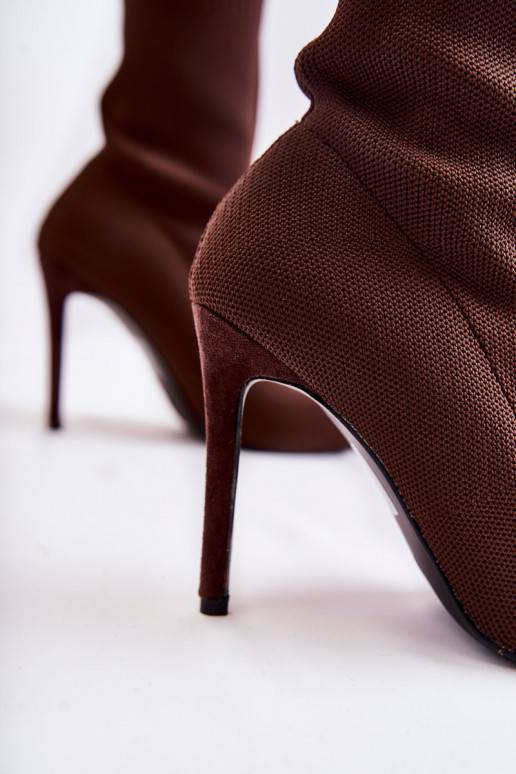   Puszābaki  ar papēdi brūnas krāsas Luisell