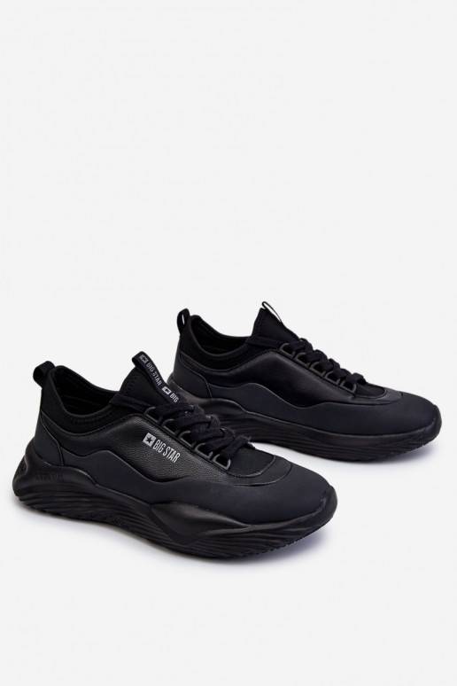Sneakers modeļa apavi Memory Foam System Big Star melnas krāsas