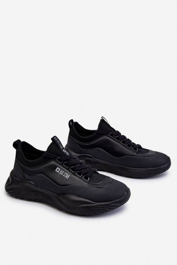 Sneakers modeļa apavi Memory Foam System Big Star melnas krāsas