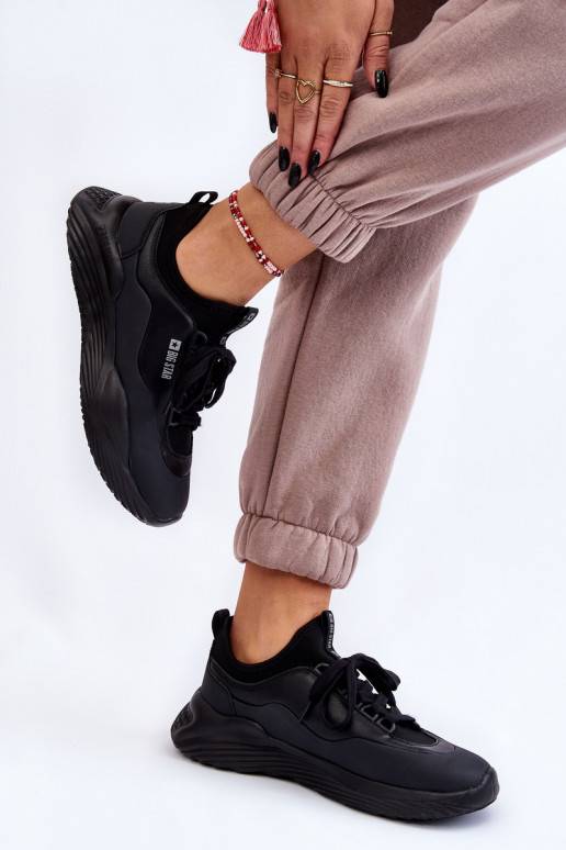   Sneakers modeļa apavi Memory Foam System Big Star LL274419 melnas krāsas