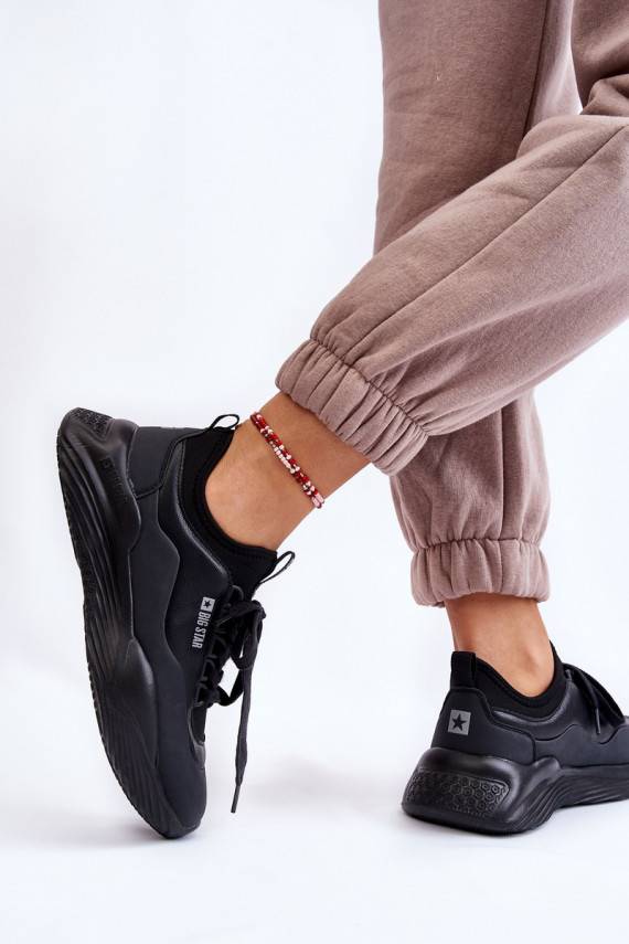 Sneakers modeļa apavi Memory Foam System Big Star melnas krāsas