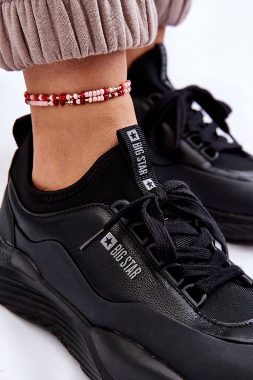   Sneakers modeļa apavi Memory Foam System Big Star LL274419 melnas krāsas