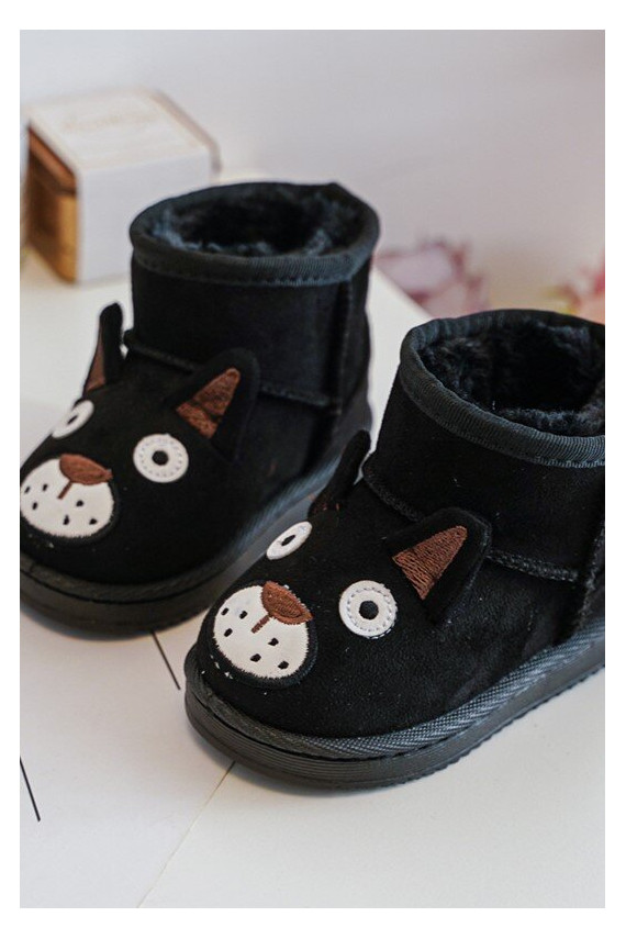 Bērnu ziemas apavi melnas krāsas Vavena