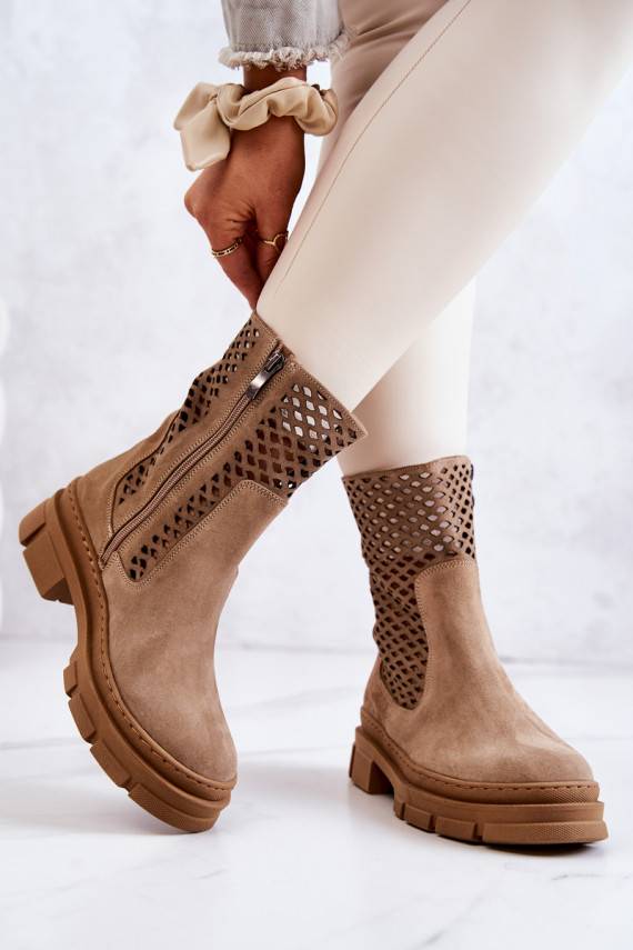   masīvi zābaki Nicole brūnas krāsas 2711