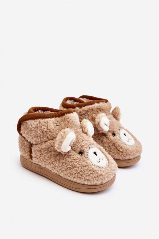 Čības Bērnu apavi siltināti  smilšu krāsas Eberra