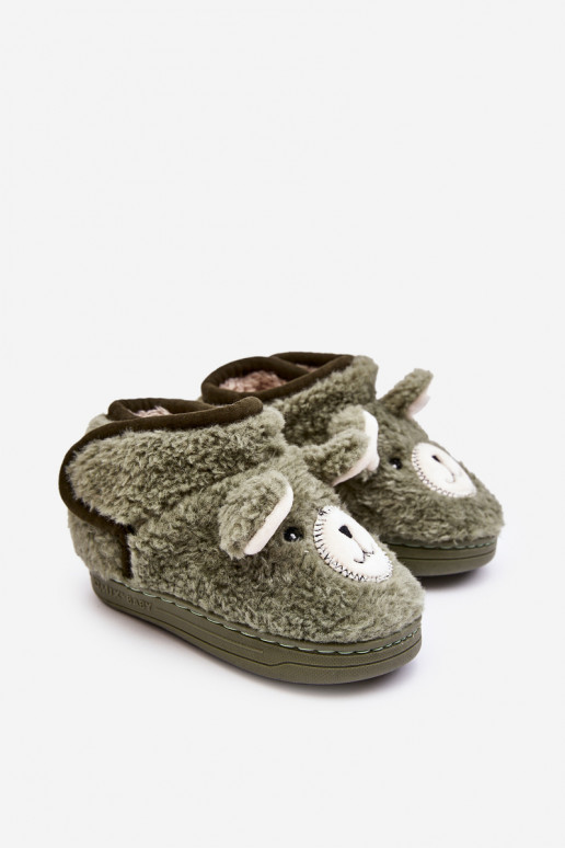 Čības Bērnu apavi siltināti  Zaļas krāsas Eberra