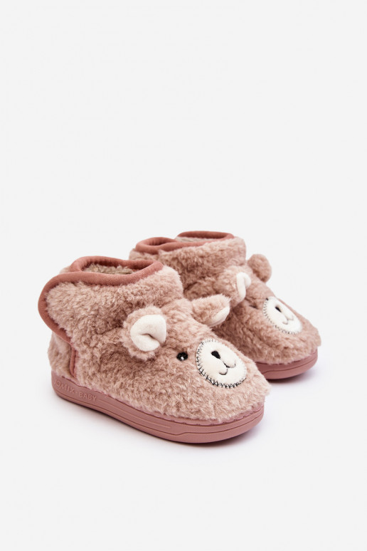 Čības Bērnu apavi siltināti  Rozā krāsas Eberra