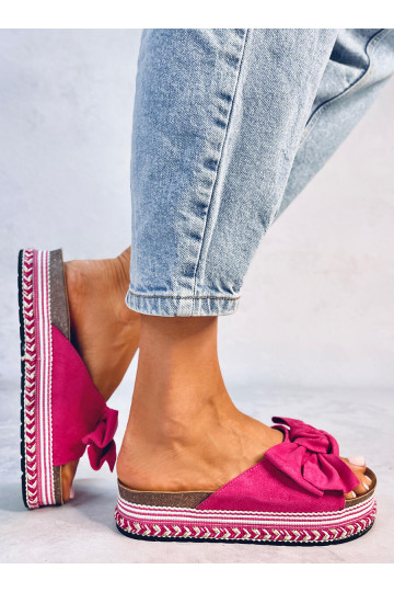 Čības  paaugstināta zole DELAIR rozā krāsas 2