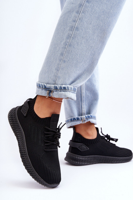    Auduma sporta apavi melnas krāsas Zauna