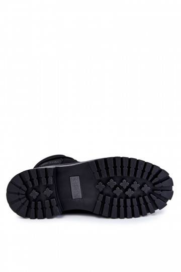 vīriešiem Sieviešu puszābaki apavi Memory Foam Big Star KK174206 melnas krāsas 2