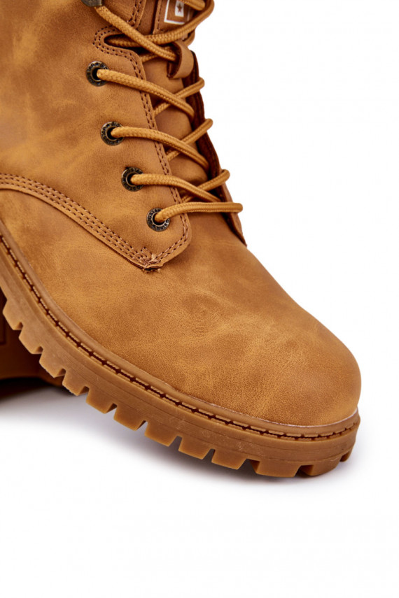  Sieviešu puszābaki apavi Memory Foam Big Star KK174207 Camel