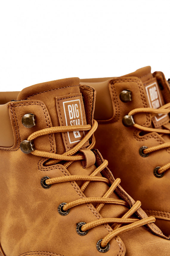  Sieviešu puszābaki apavi Memory Foam Big Star KK174207 Camel