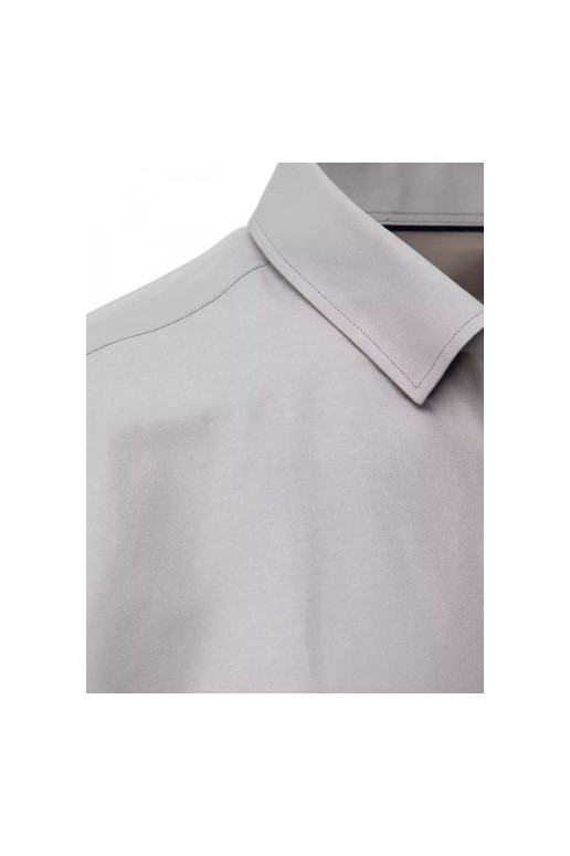 Elegants gaiši pelēks vīriešu krekls