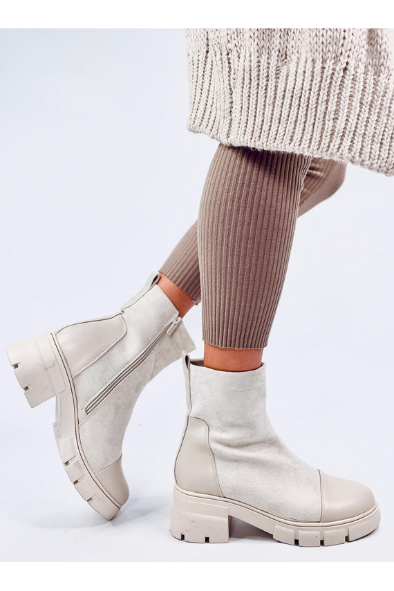 Zābaki ar platu papēdi OLSON BEIGE