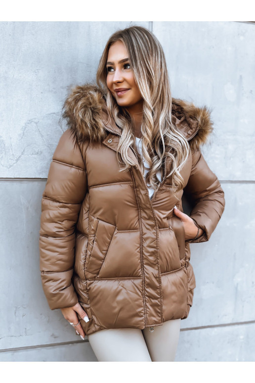 WESTEROS sieviešu ziemas jaka, brūna...