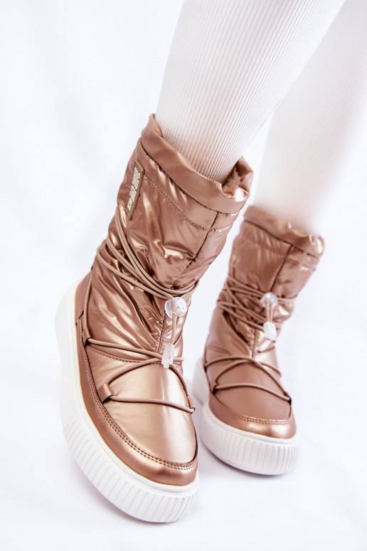   siltināti sniega apavi Big Star KK274194 smilšu krāsas