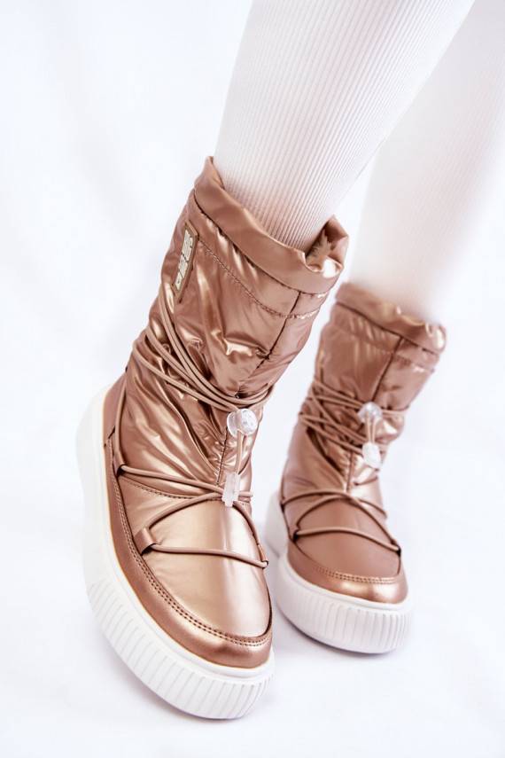   siltināti sniega apavi Big Star KK274194 smilšu krāsas