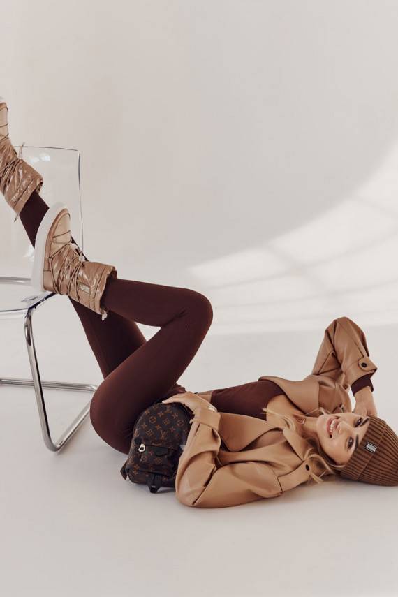   siltināti sniega apavi Big Star KK274194 smilšu krāsas