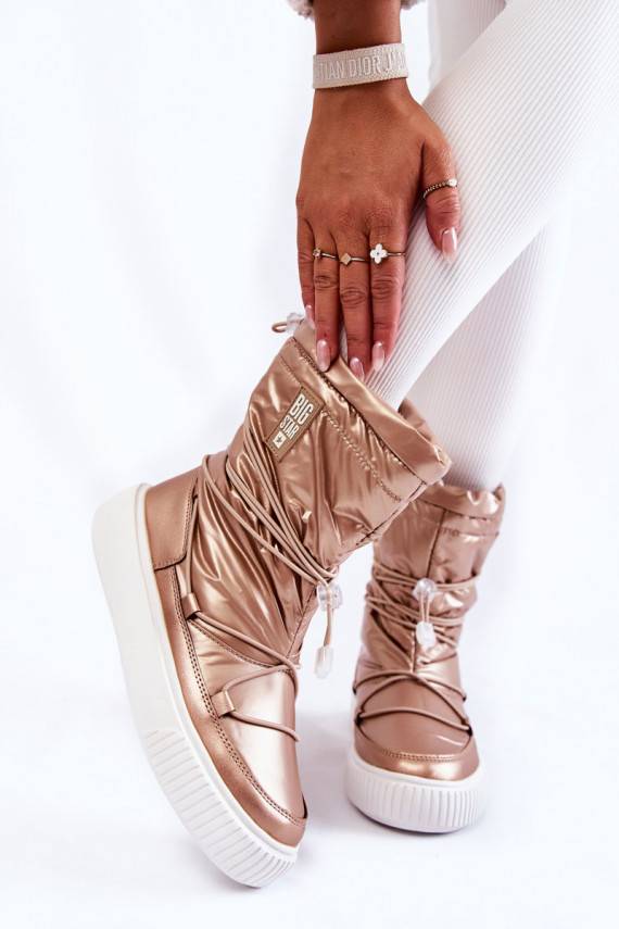   siltināti sniega apavi Big Star KK274194 smilšu krāsas