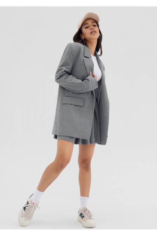 Zura - pelēka krāsa jaka Zura - pelēka krāsa jaka
