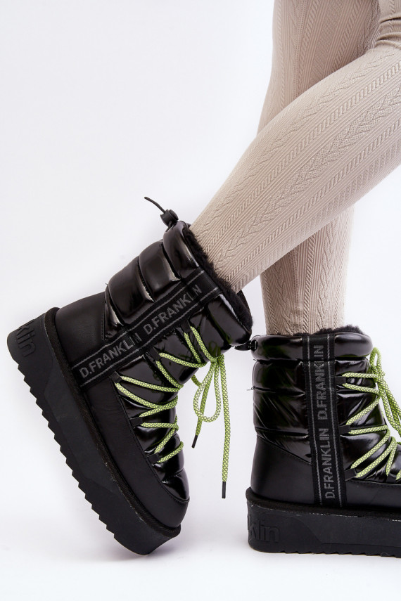 sniega apavi     D.Franklin DFSH371007 melnas krāsas