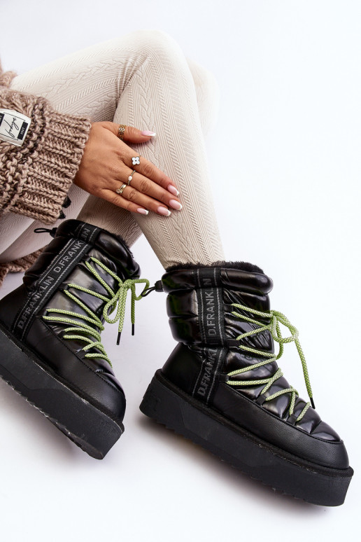 sniega apavi     D.Franklin DFSH371007 melnas krāsas