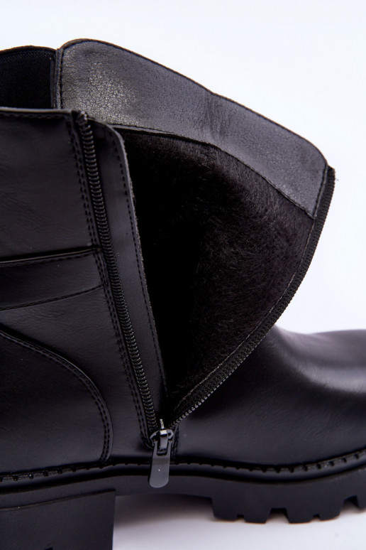   stilīgi puszābaki   melnas krāsas Elspetia