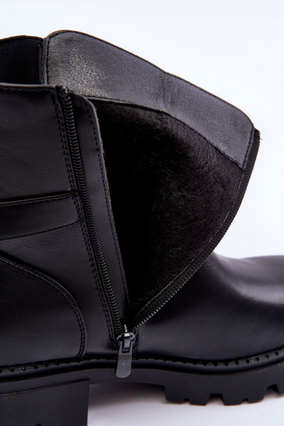   stilīgi puszābaki   melnas krāsas Elspetia