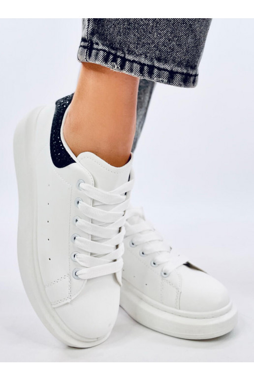 Sneakers modeļa apavi ar platformu  PARKSS WHITE/BLACK