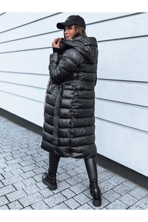 SPRUCE sieviešu ziemas mētelis melns