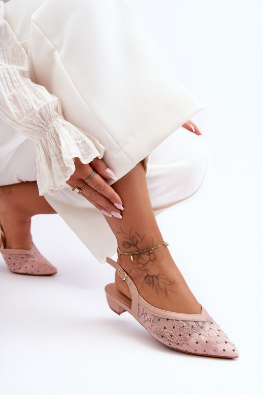 Balerīnas ar punktiņiem Rozā krāsas Adore