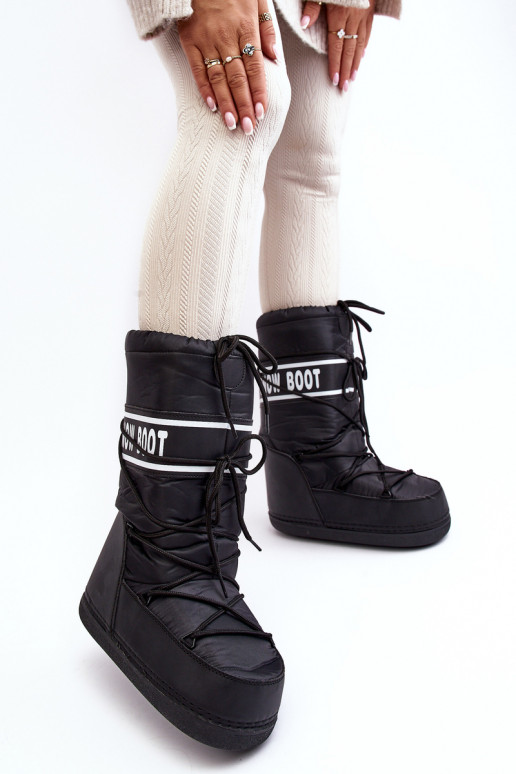 sniega apavi melnas krāsas Venila    sniega apavi melnas krāsas Venila