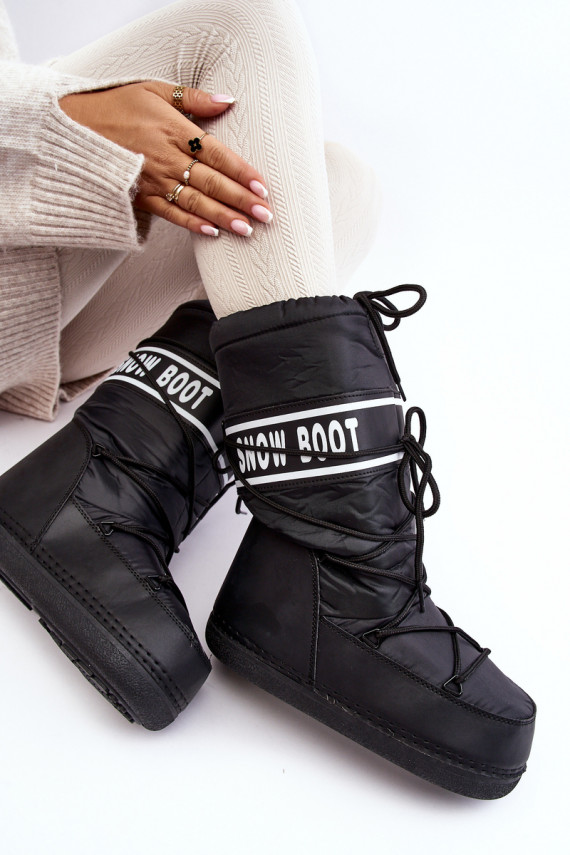    sniega apavi melnas krāsas Venila