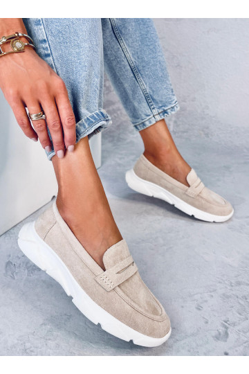 Mokasīni na j podeszwie HICKS BEIGE 2